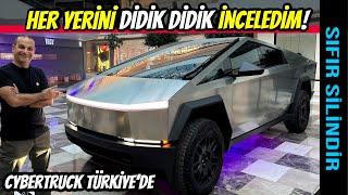 Tesla Cybertruck Türkiye’de | içini, dışını, her yerini inceledim.