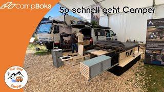 Mach dein Fahrzeug zum Camper mit der CampBoks