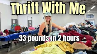 Thrift With Me At The Goodwill Outlet | 30+ pounds | SO. MANY. SHOES.