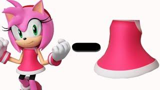 Emmy Rose (Pink Sonic) - All clothes • Fnf animation