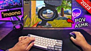 [ASMR Chill] PUBG MOBILE 2.7 Emulator Gameloop 90 FPS | MAONO DGM20S RGB Sound (GoPro POV)