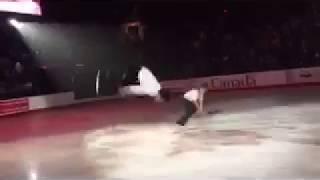 Keegan Messing and Elladj Baldé Synchronized backflips - 2018 Skate Canadian Nationals