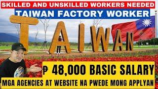 TAIWAN FACTORY WORKER JOB HIRING 2024 | AGENCIES WHERE TO APPLY