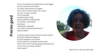 precies goed
