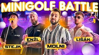 MINIGOLF BATTLE 2V2  LIŠÁK/MOLNI VS STEJK/ENŽL