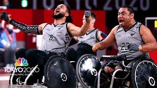 New Zealand greets USA with Haka in opening rugby duel  | Tokyo 2020 Paralympics | NBC Sports