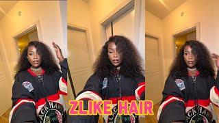 This 20inch curly wig is so cute ft ZLIKE HAIR