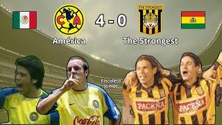 América 4 - 0 The Strongest | Copa Libertadores 2004 | Fase de grupos | Resumen completo.