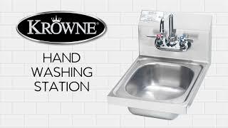 Krowne Wall Mount Commercial Hand Sink (HS-9L)