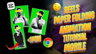 Paper Folding Animation Using Android In Tamil | Capcut Video Editing | paper Folding Tutorial |