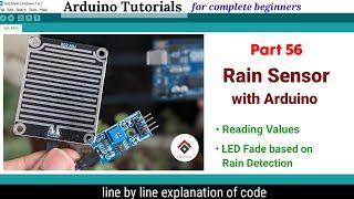 Rain Sensor with Arduino [CODE] | LED Fade based on Rain Drops | Arduino Rain Detection Project 