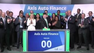 Axis Auto Finance Inc. opens Toronto Stock Exchange, Tuesday, August 16, 2016