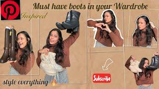 Must Must have boots for every girly | Printrest Inspired| How to level up your game#youtube#haul