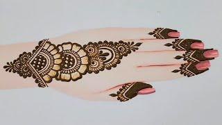 Simple mehndi design || mehandi ka design || easy mehndi design for back hand || mehndi ki design