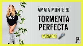 Amaia Montero - Tormenta Perfecta [2024] (Karaoke / Instrumental) | HQ