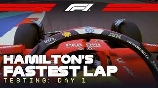 Lewis Hamilton’s First Ferrari Outing | F1 Pre-Season Testing 2025