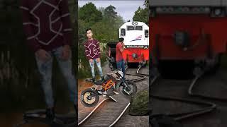 Funny Train Vfx video | vfx video | Funny tiktok video |mahfuz tv bd