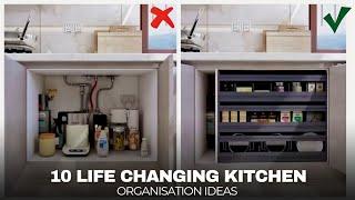 10 LIFE-CHANGING Kitchen Organization Ideas to Boost Productivity!