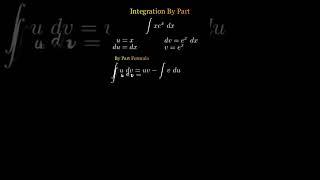 Integration by Part (example)