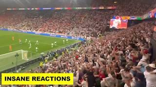 England Insane Fan Reactions to Watkins 2-1 Goal vs Netherlands