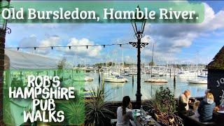 #52 Rob's Hampshire Pub Walks. The Bursledon & Hamble River Walk.