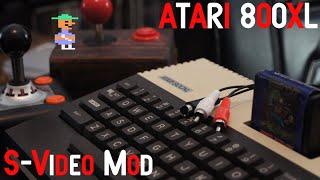 800XL Teardown + Simple S Video Mod #Atari #Svideo #Modding #Teardown