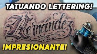  Tatuando lettering HERNANDEZ  tatuando letras chicanas, FANCY CHICANO  lettering tatuajes