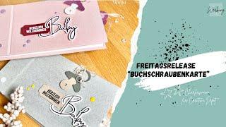 Freitagsrelease bei Creative Depot „Baby Buchschraubenkarte“