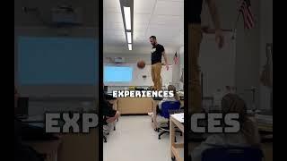 Which falls faster: basketball or medicine ball? #funscience #Newton #gravity #experiment