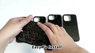 iPhone 15 real carbon fibre phone case