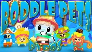 Exploring Pyro Pets in Boddle!!! Boddle Pets Series 1!!!