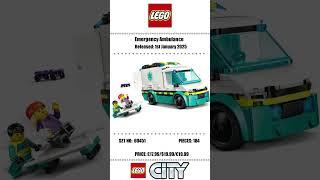 New LEGO Emergency Ambulance - City - 60451 #lego #2025