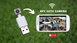 How To Make Wireless Spy Cctv Camera - Using Old Mobile Camera