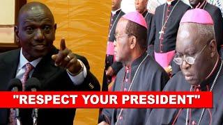 DRAMA!! Listen to what Ruto told Catholic Bishops today after they rejected his offerings!