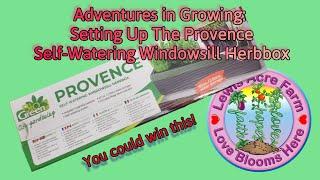 Adventures in Growing: Setting Up The Provence Self-Watering Windowsill Herbbox