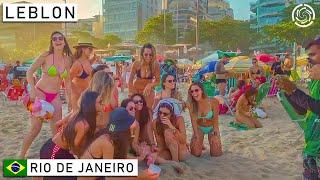  RIO DE JANEIRO BEST BEACH and Nightlife, LEBLON DISTRICT. Complete Sunny Day | Brazil 2021