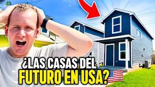 INVESTIGUÉ las MINI CASAS DEL FUTURO en USA  ft @miguelmendoza_vlog