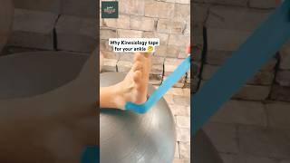 Ankle Stability and Support: The Benefits of Kinesiology Taping #athlete #painrelief #anklesprain