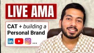 Let's Talk - Pre MBA/ CAT & Personal Branding | 2nd AMA