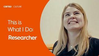 Researcher at Criteo | This is what I do