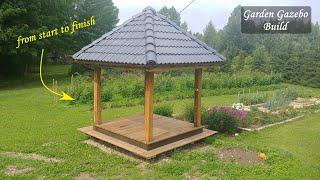 Building a Garden Gazebo (start to finish)