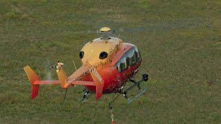 Airbus H145 successfully completed an experimental unmanned flight at Istres Air Base - April 2013