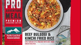 NEW ReadyWise pro adventure meal premium beef bulgogi and kimchi fried rice - freeze dried