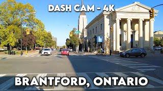  Explore Brantford, Ontario in Stunning 4K! Discover Historic Sites and Riverside Beauty ️