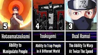 Naruto: Strongest Mangekyo Sharingan Abilities, Ranked