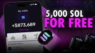 5,000 FREE Solana?! Discover This Crypto Trick Now!