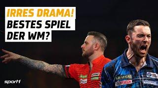 Kompletter Wahnsinn! Das verrückteste Leg der Darts-WM