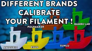 The Ultimate 3D Printing Test: Comparing 7 Different PLA Filaments! | Bambu Lab P1P Project