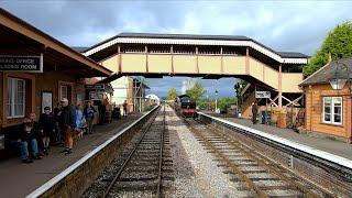 DRIVER'S EYE VIEW - West Somerset Railway - Bishops Lydeard to Dunster.