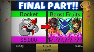 Rocket To Beast Fruits in Blox Fruits! Final Part 